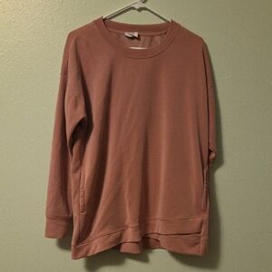 Womens Rose Pink Oversized Sweater Size Large